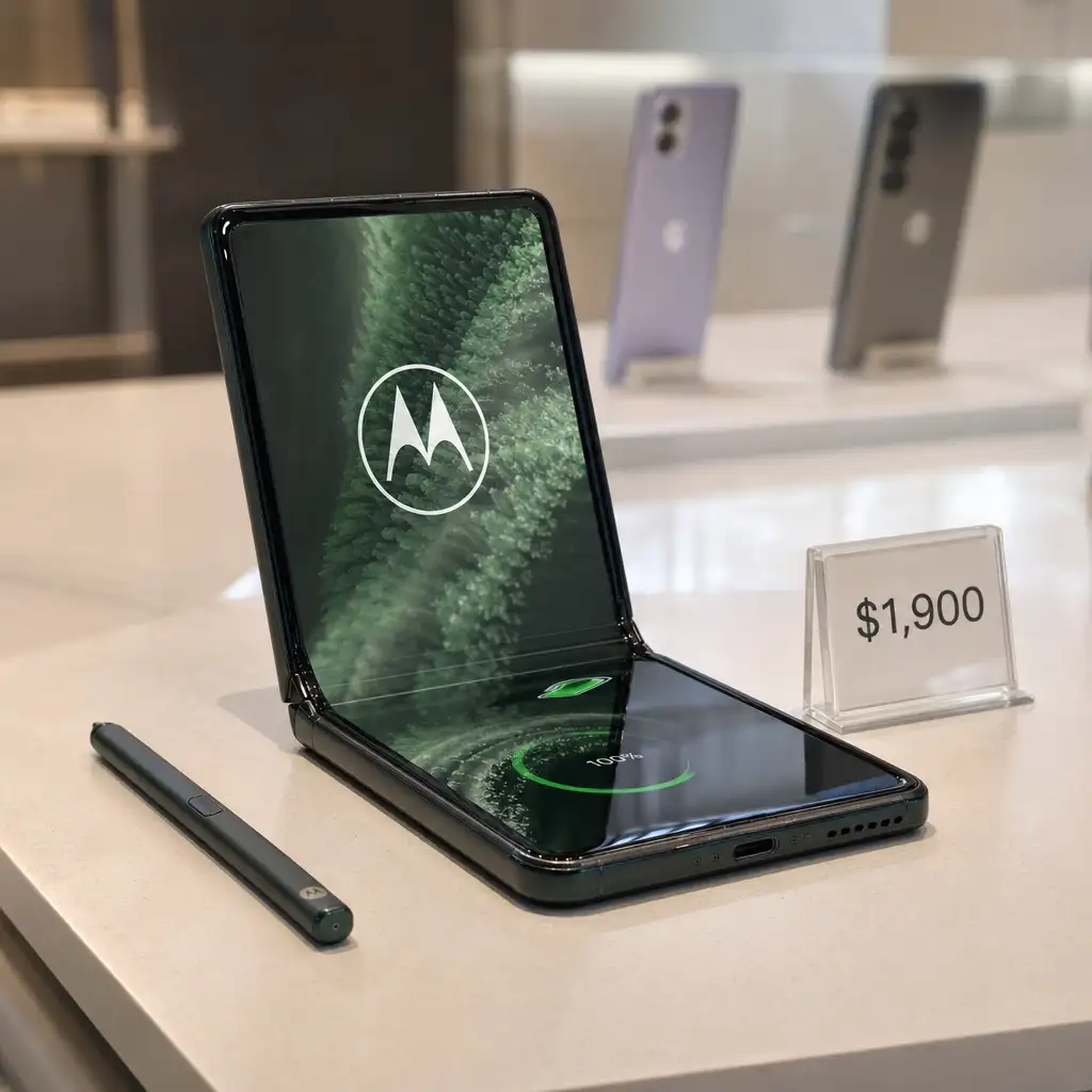 Razr Fold 卖到 1900 美元:折叠屏不是更便宜了,而是被铺成了高端楼梯