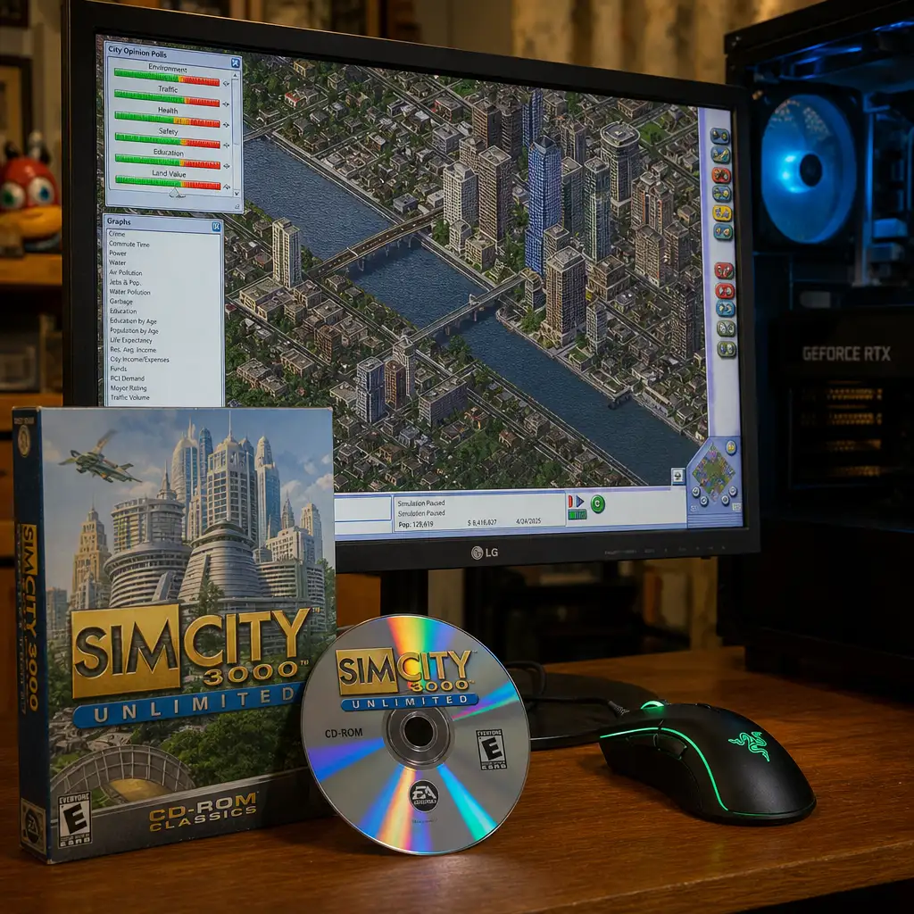 《SimCity 3000》跑上 4K:老 PC 游戏真正难的不是安装,而是把兼容性一项项补回来