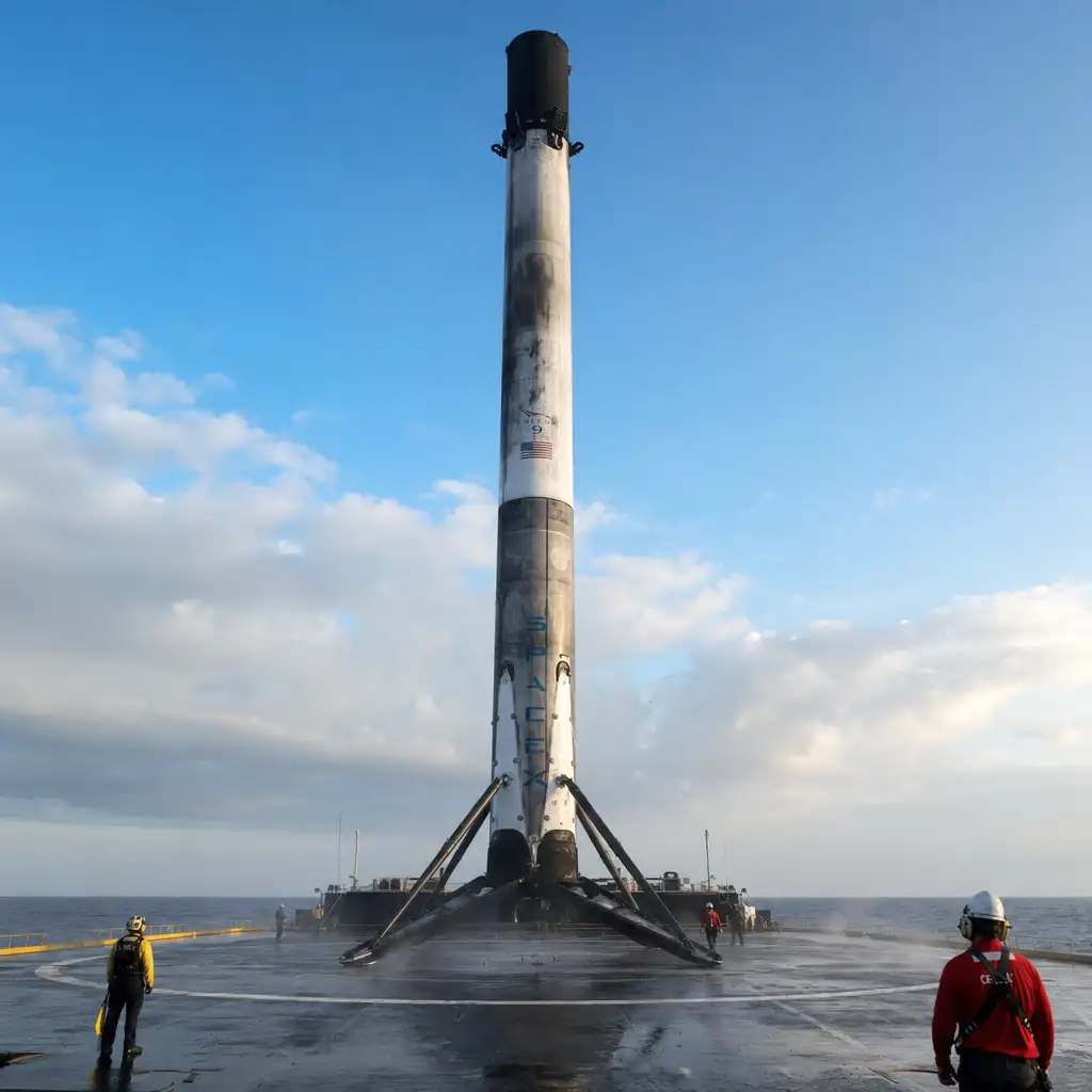 Falcon 9 助推器飞到第35次:SpaceX的底牌不是发射,而是复用产能