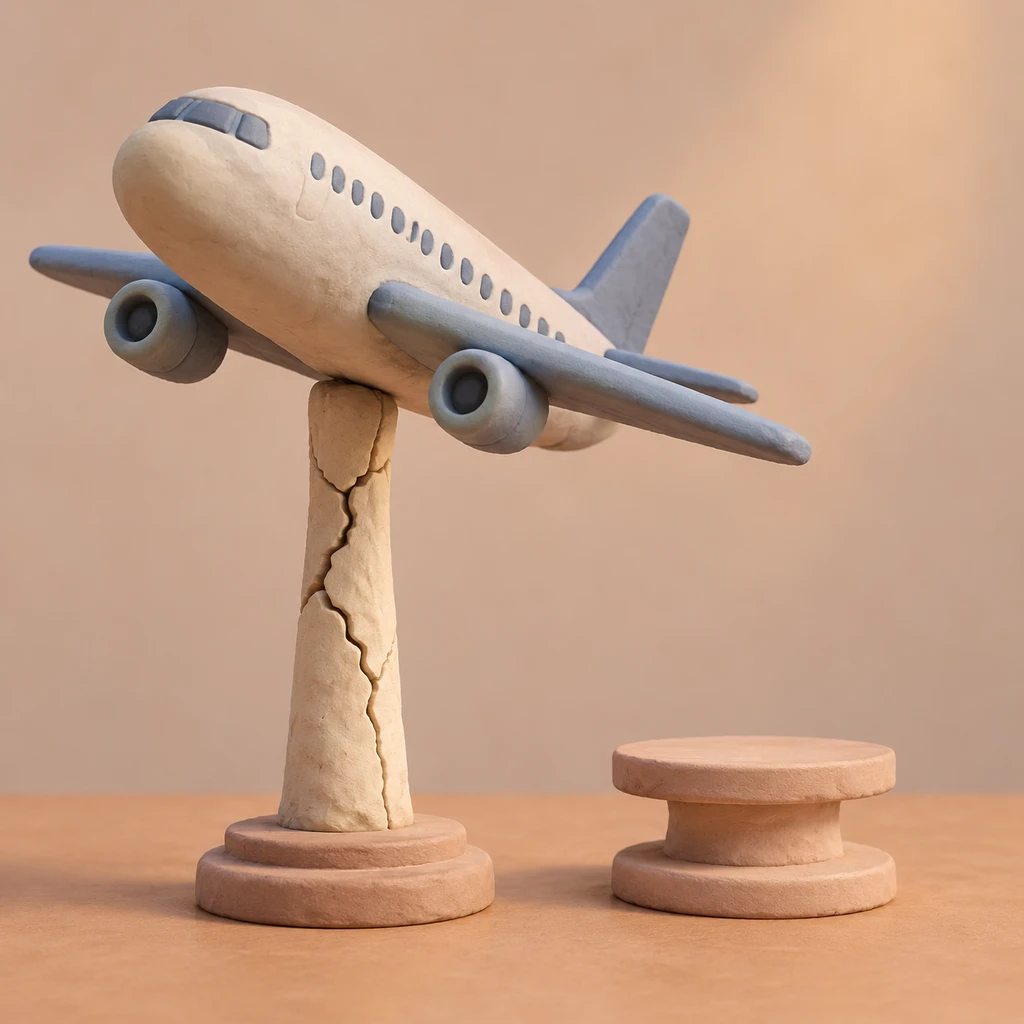 单一空管缺乏备份机制，缺乏冗余的系统极易发生单点瘫痪(示意图)