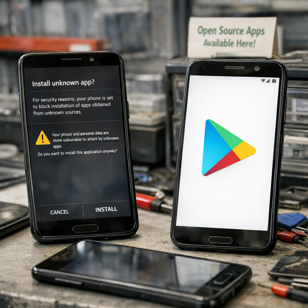 Google要把开发者验证推向Android安装环节,侧载自由正在变窄