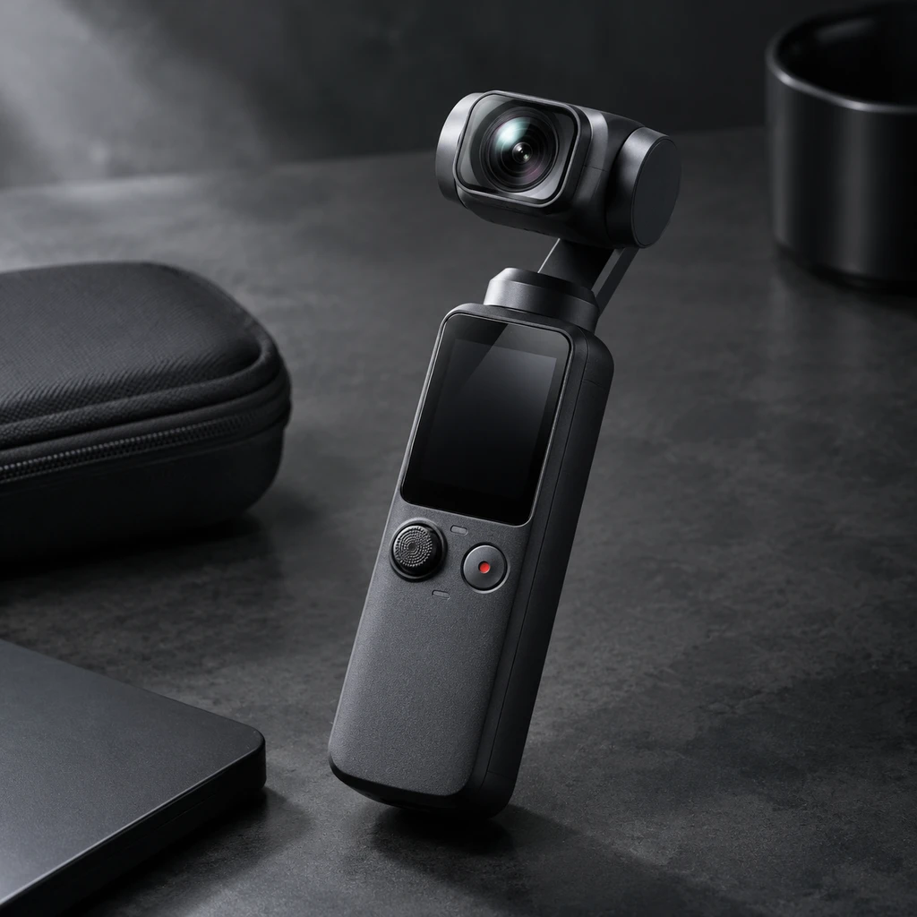 影石 Insta360 Luna Pro 口袋云台相机镜头特写