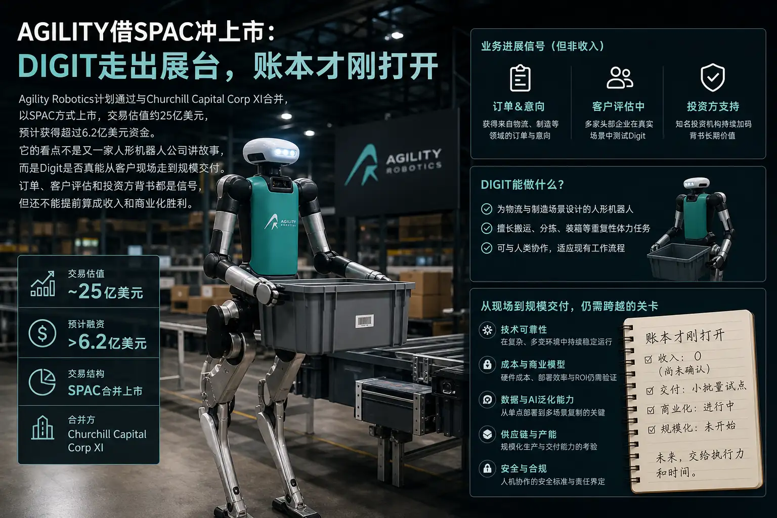 Agility借SPAC冲上市:Digit走出展台,账本才刚打开
