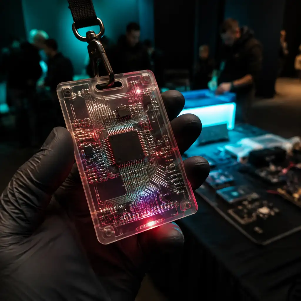 Defcon新徽章塞了颗能被红外光看穿的芯片,但看不穿的地方才是关键