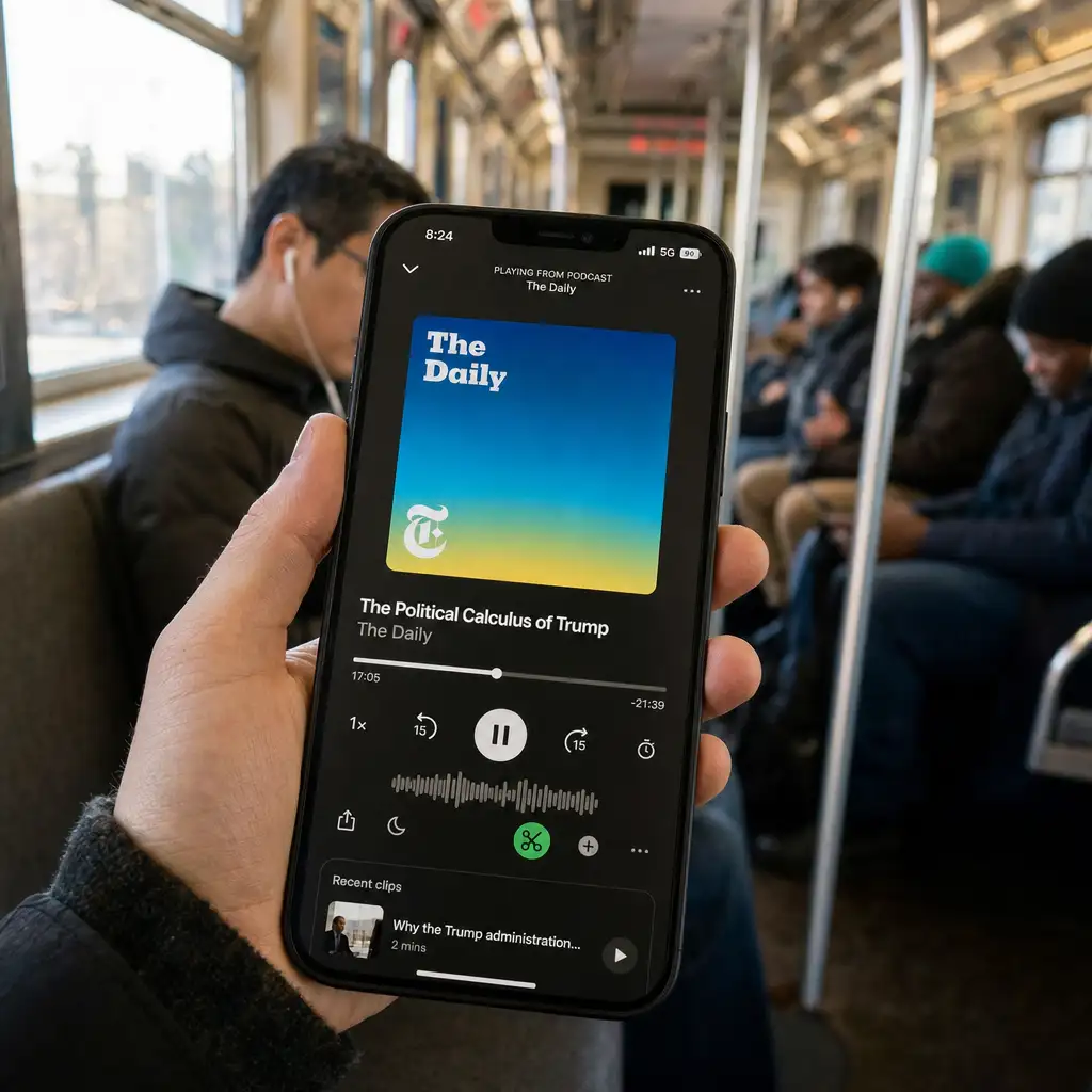Spotify 给播客加剪刀：长访谈开始按片段流通