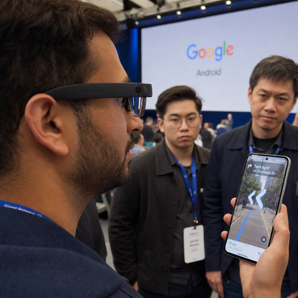 Google 的显示版 AI 眼镜快能用了，但现在还不是掏钱的时候