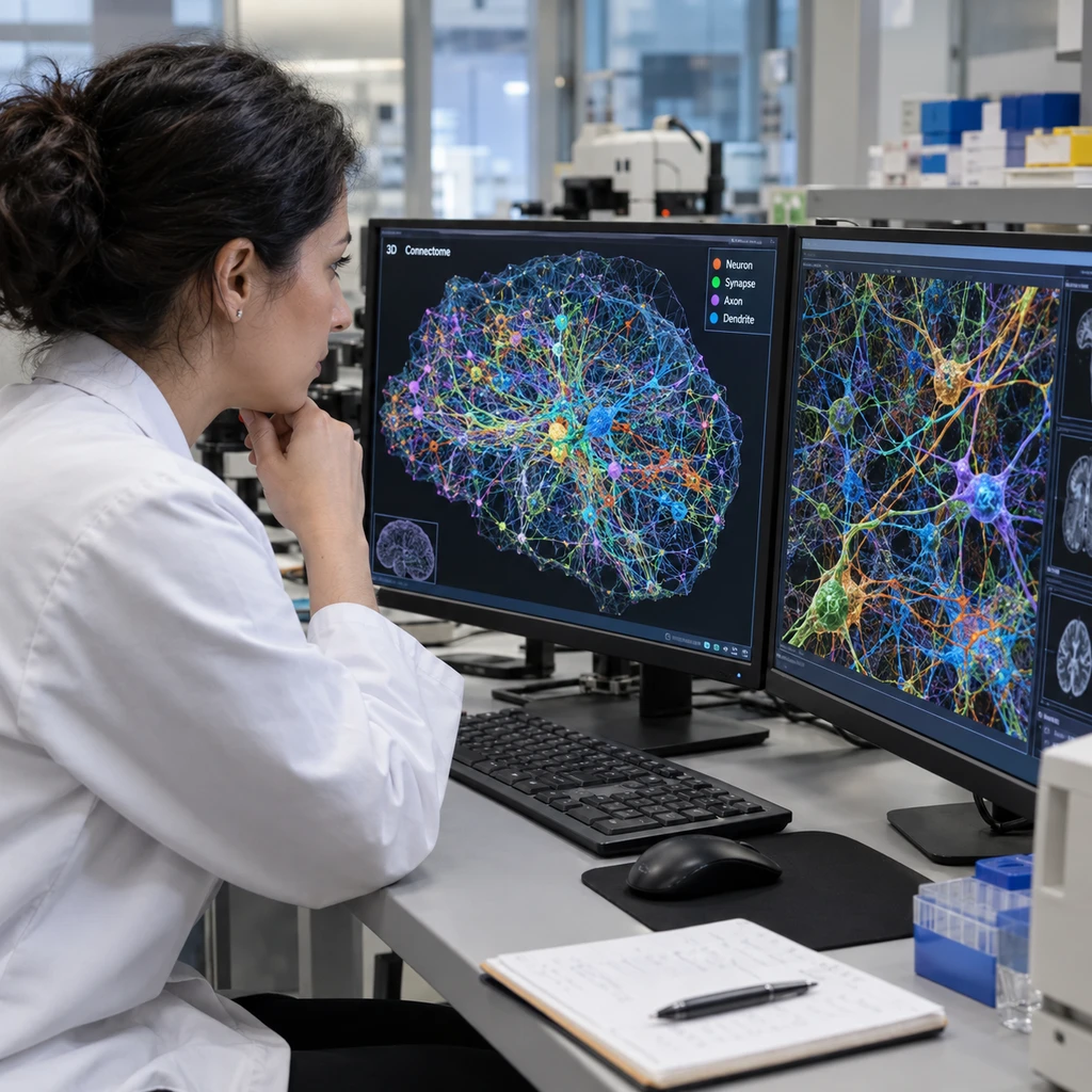 Google 与 Janelia 开源 MaleCNS v1.0 果蝇全脑图谱:16.6 万神经元玩转 Minecraft 的赛博傀儡真相