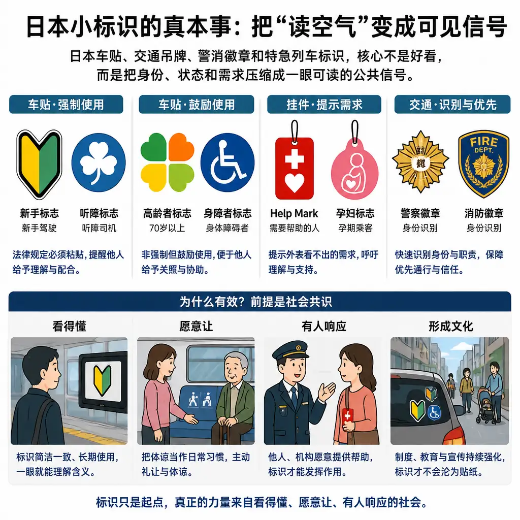 日本小标识的真本事:把“读空气”变成可见信号