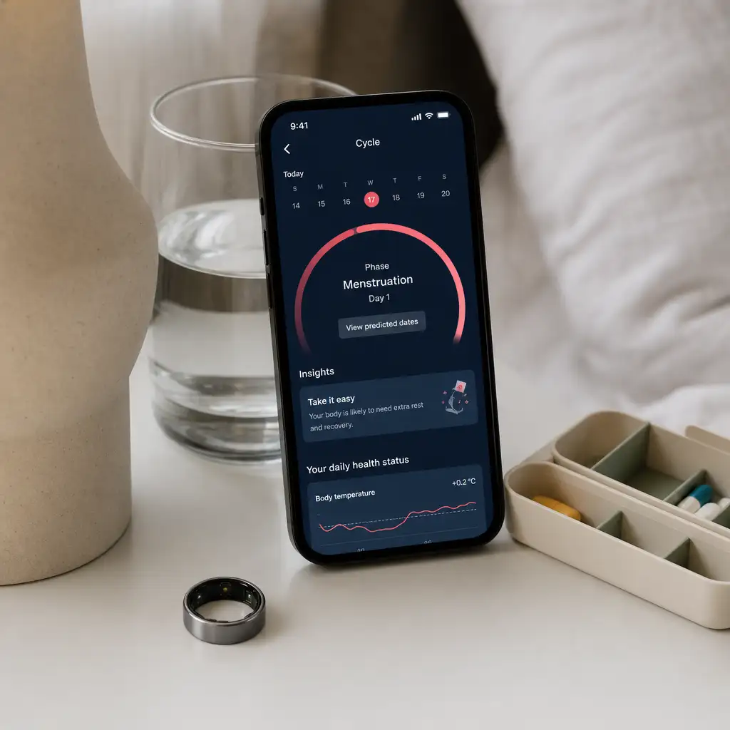 Oura 5 月 6 日更新经期追踪:避孕方式被纳入智能戒指,也碰到隐私边界