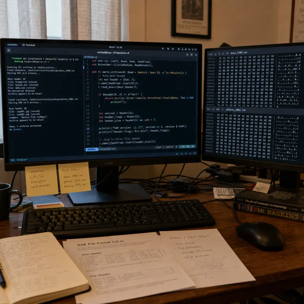 5 周做出 Rust 版 RAR:LLM 加速了逆向工程,但没省掉工程判断