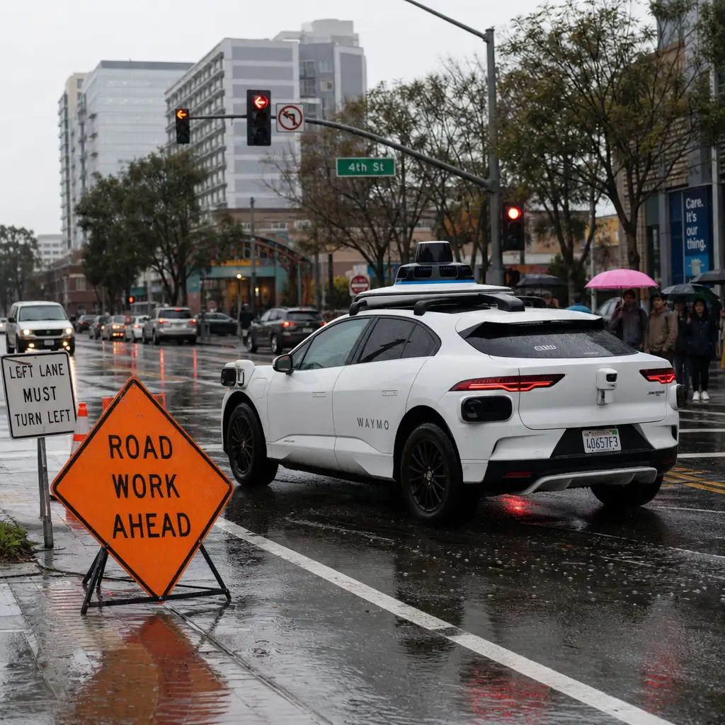 Waymo 暂停四城 Robotaxi:无人车最该学会的不是涉水,是停下