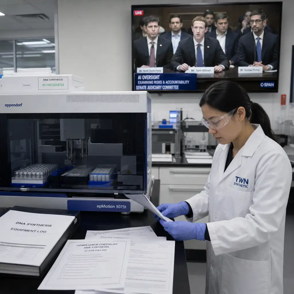 AI 巨头联名要求国会管 DNA 订单:风险不在模型,在下单那一刻